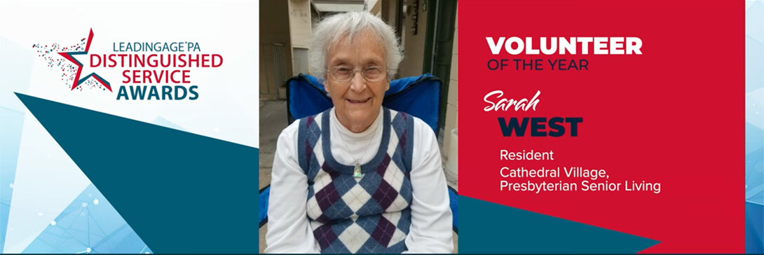 Sarah West Honored with LeadingAge PA Distinguished Service Award